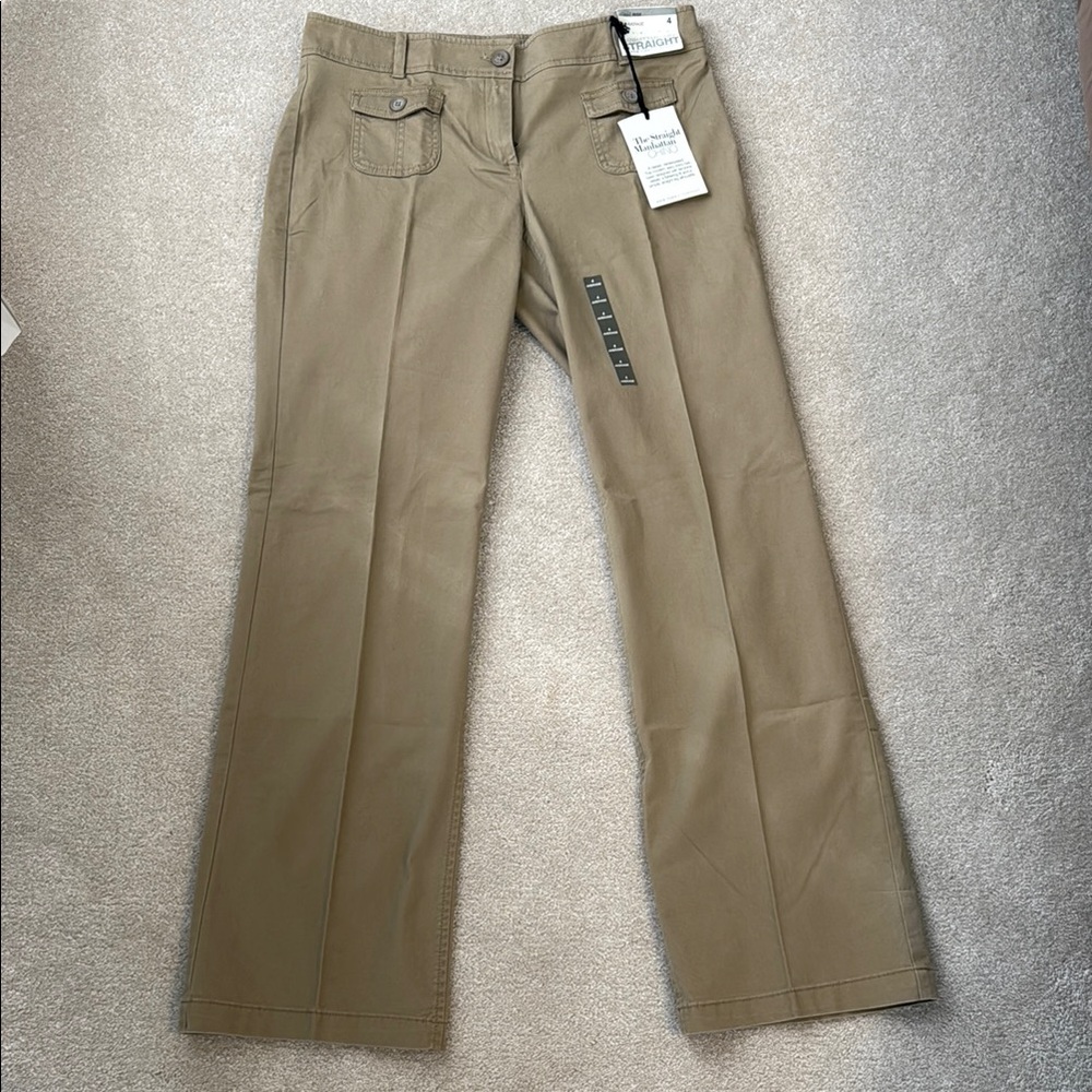 New York & Company Tan Chino Pants